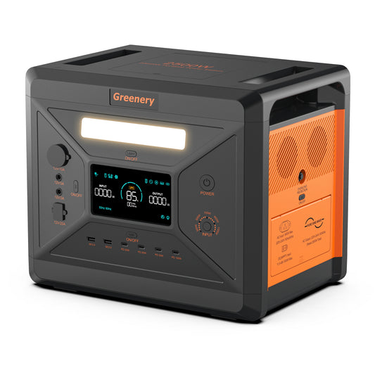 Greenery G2500 – Station Électrique Portable 2500W | 2304Wh | Alimentez 95% de vos Appareils