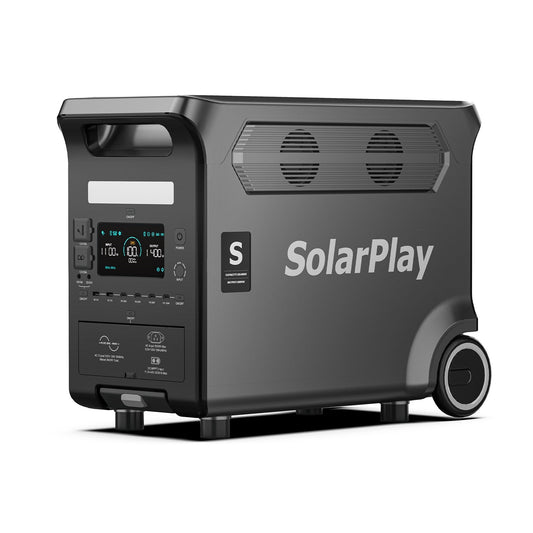 SolarPlay Q3600 – Station Électrique Portable 3600W | 3840Wh | Puissance Maximale