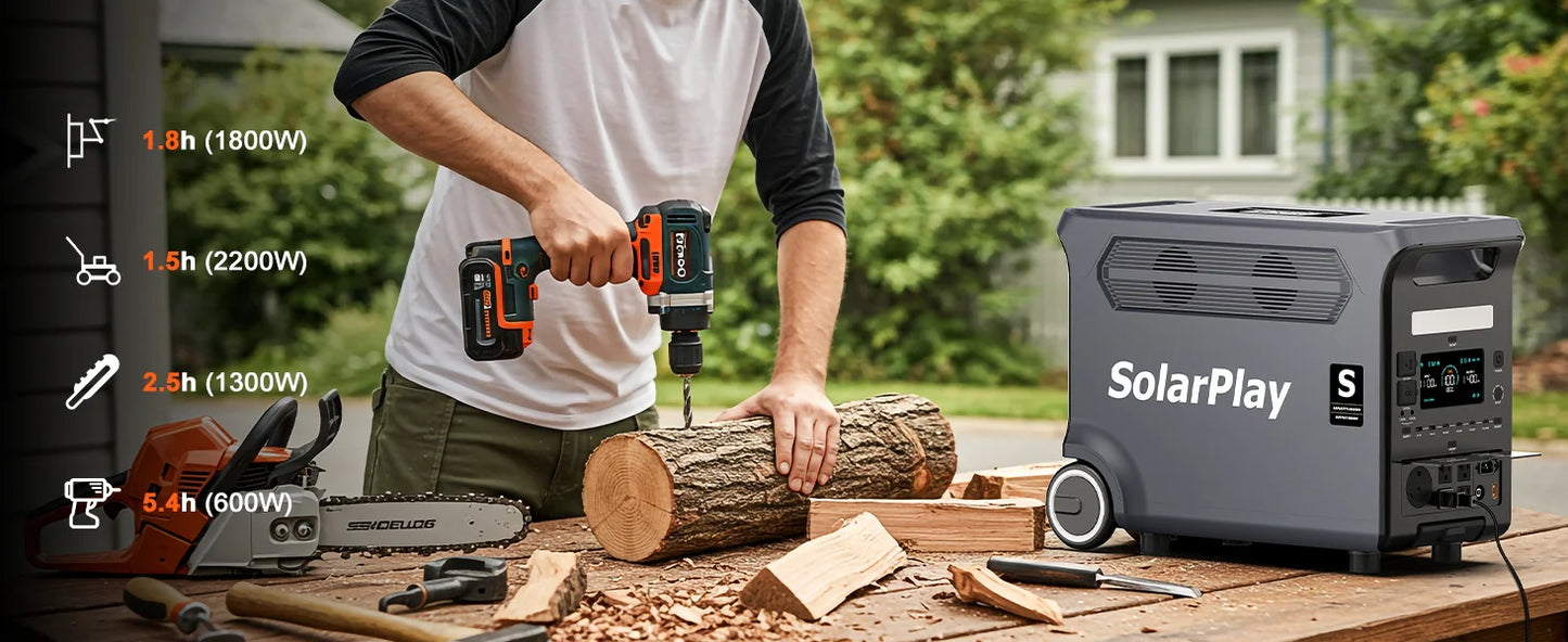 SOLARPLAY 3600W Station Solaire