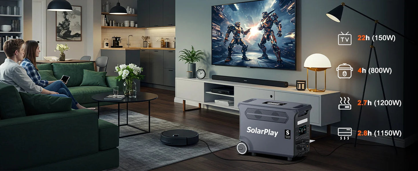 SOLARPLAY 3600W Station Solaire