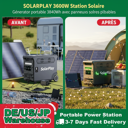 SOLARPLAY 3600W Station Solaire